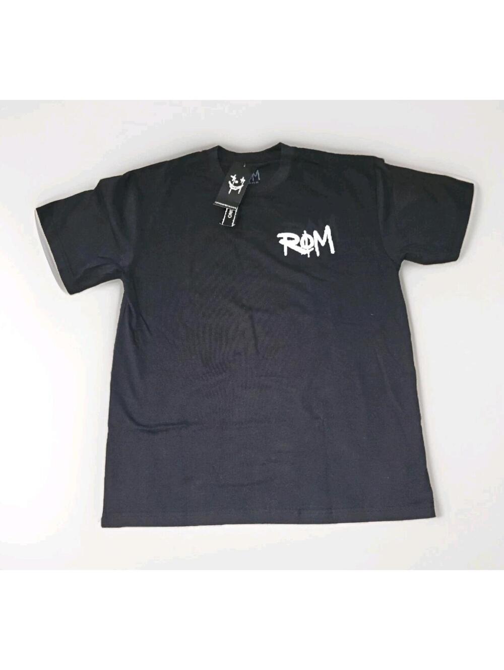 ROM Graphic T " Make Money Not Friends" Size Large (118)